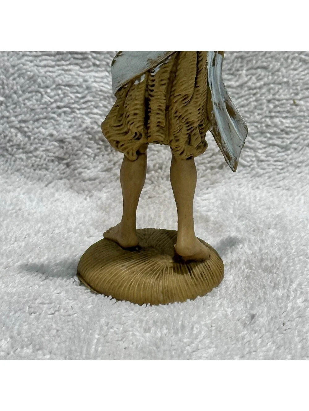 Vintage Nativity Replacement 5” Figurine - Shepherd Carrying A Lamb, Italy